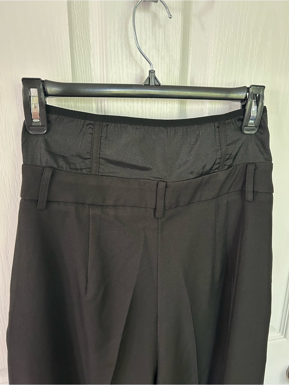 Commense High-Waist Wide Leg Black Trousers (NEVER WORN) - Picture 5 of 8